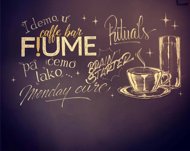 Zidni natpis u Caffe bar Fiume